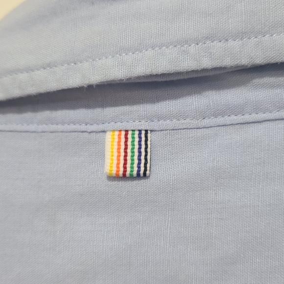 United Colors of Benetton Light Blue Men's Shirt Vintage - Picture 7 of 8